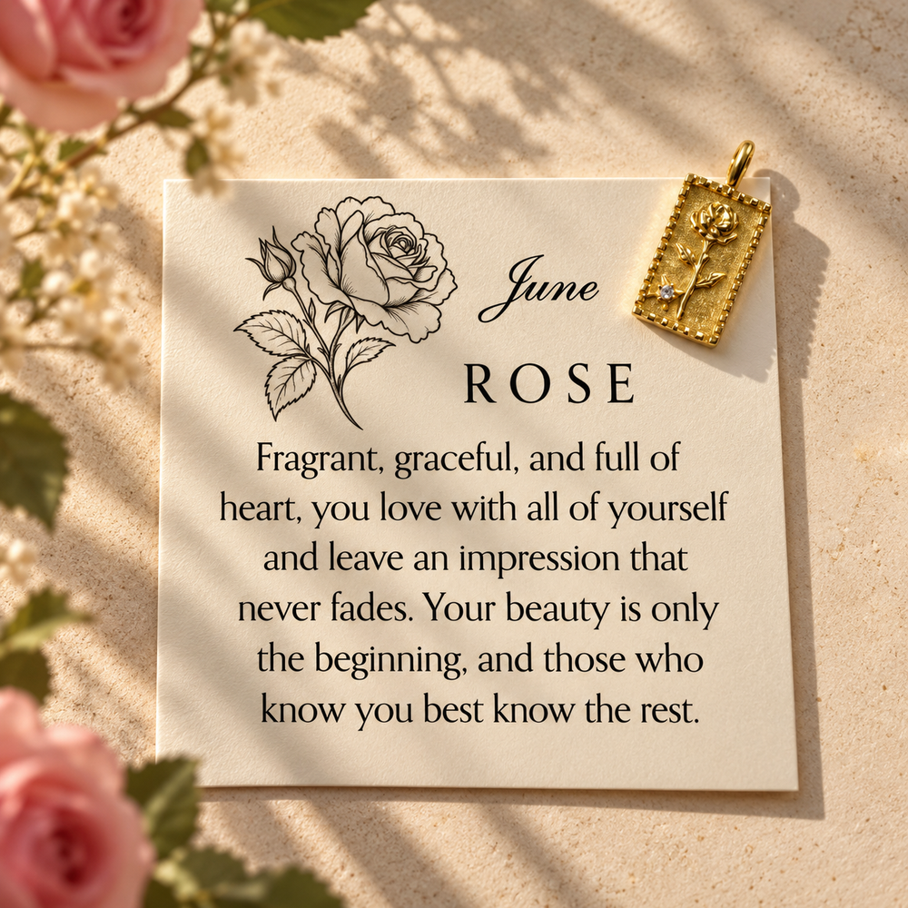 June Garden Charm - Rose