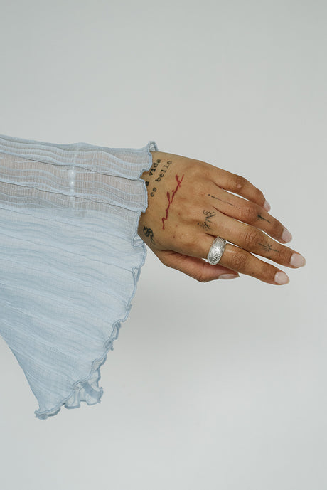Seaweed Dome Ring Silver