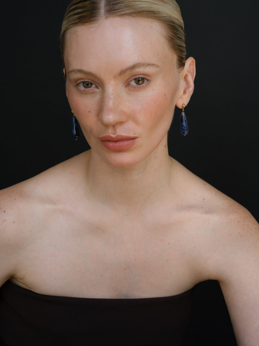 Arwen Earrings Sodalite