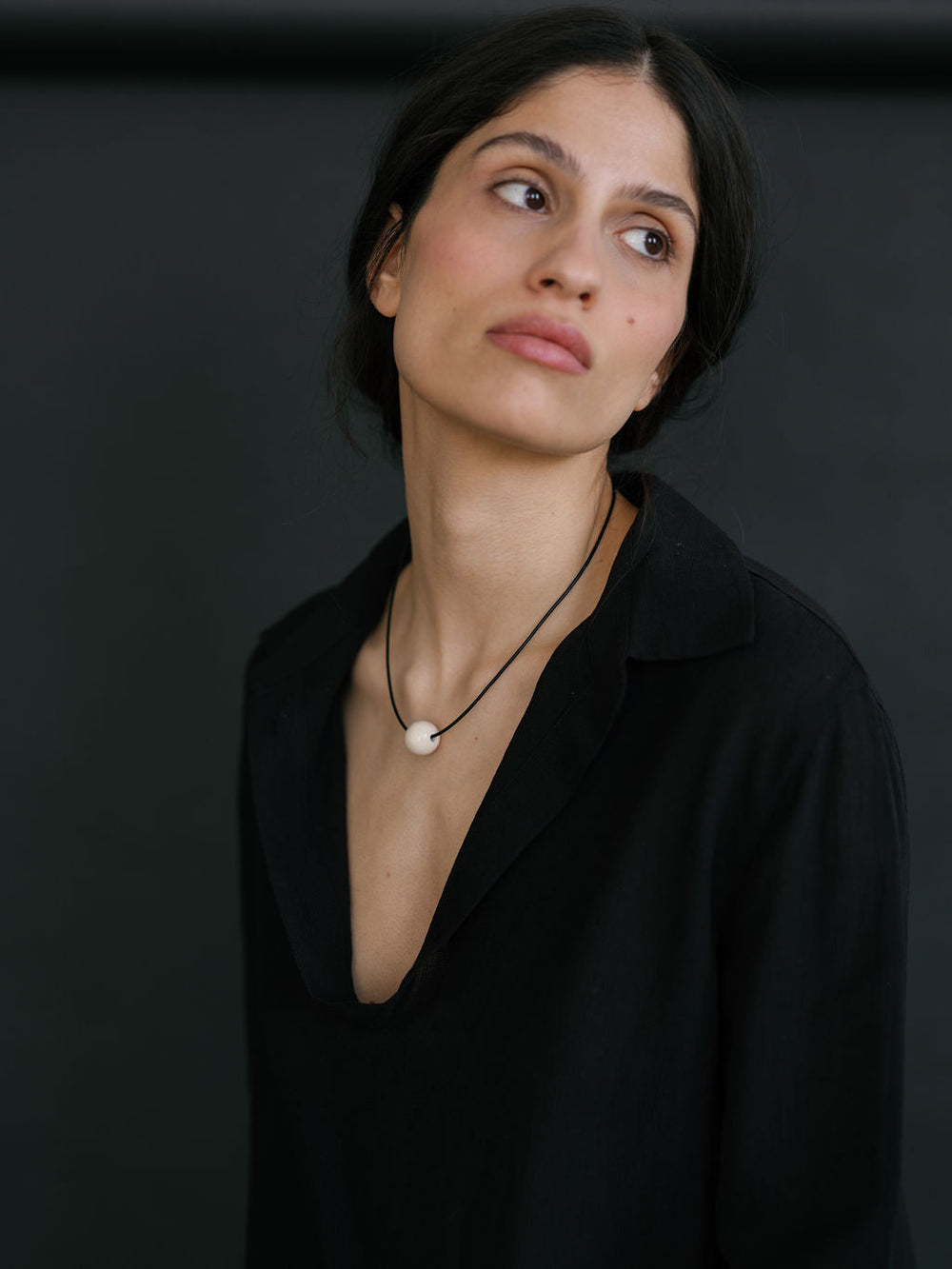 Loter Necklace Ecru