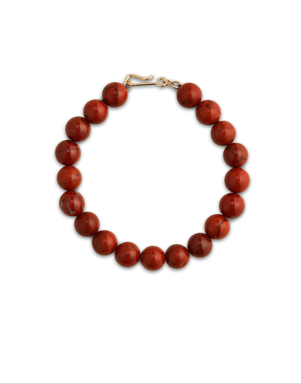 Classic Boule Bracelet Red Jasper