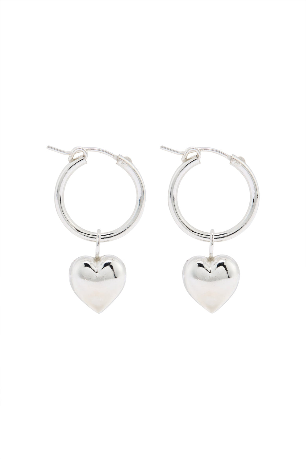 Lucia Hoop Earrings Silver