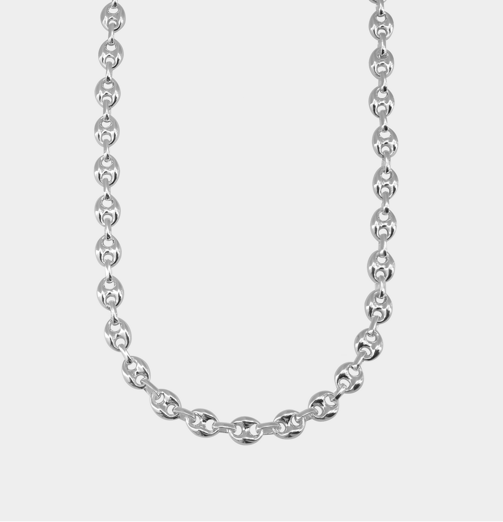 Gemma Wide Necklace Silver