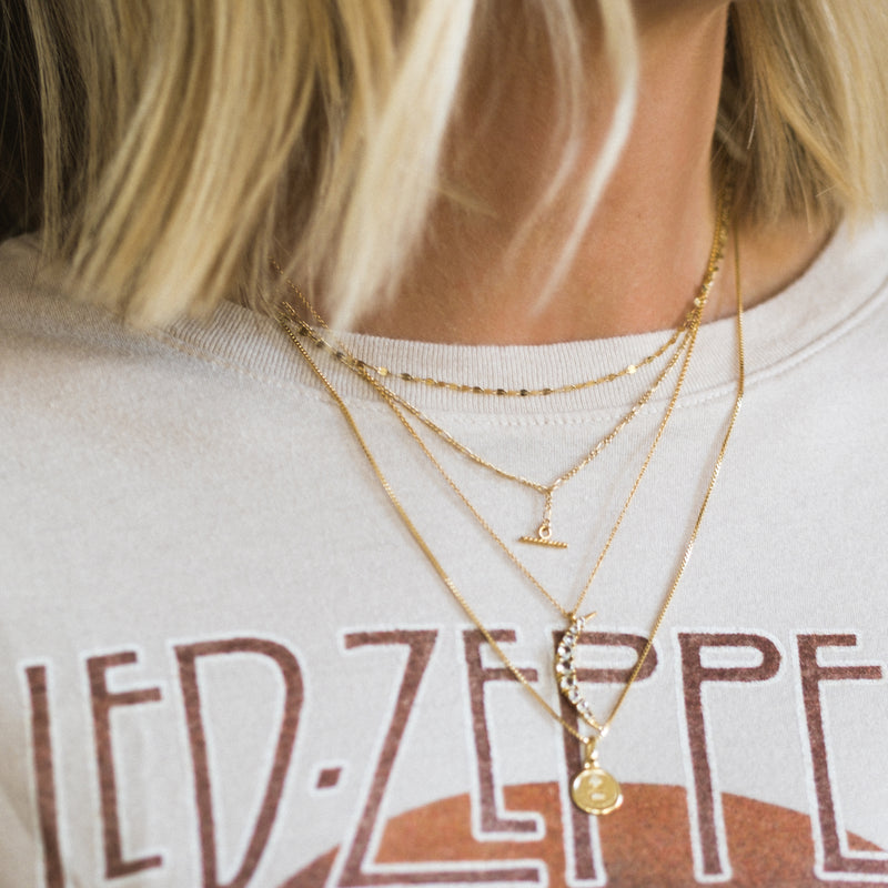 10K Shimmer Necklace