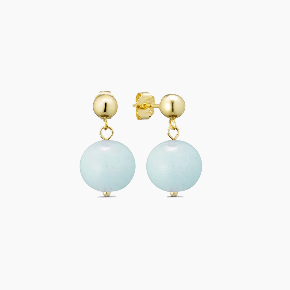 Nora Earrings Aquamarine