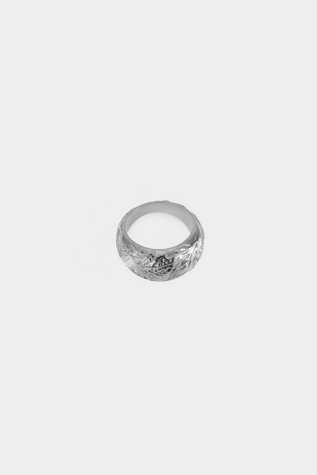 Seaweed Dome Ring Silver
