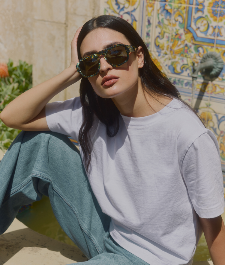 Louie Sunglasses Abalone Rizz