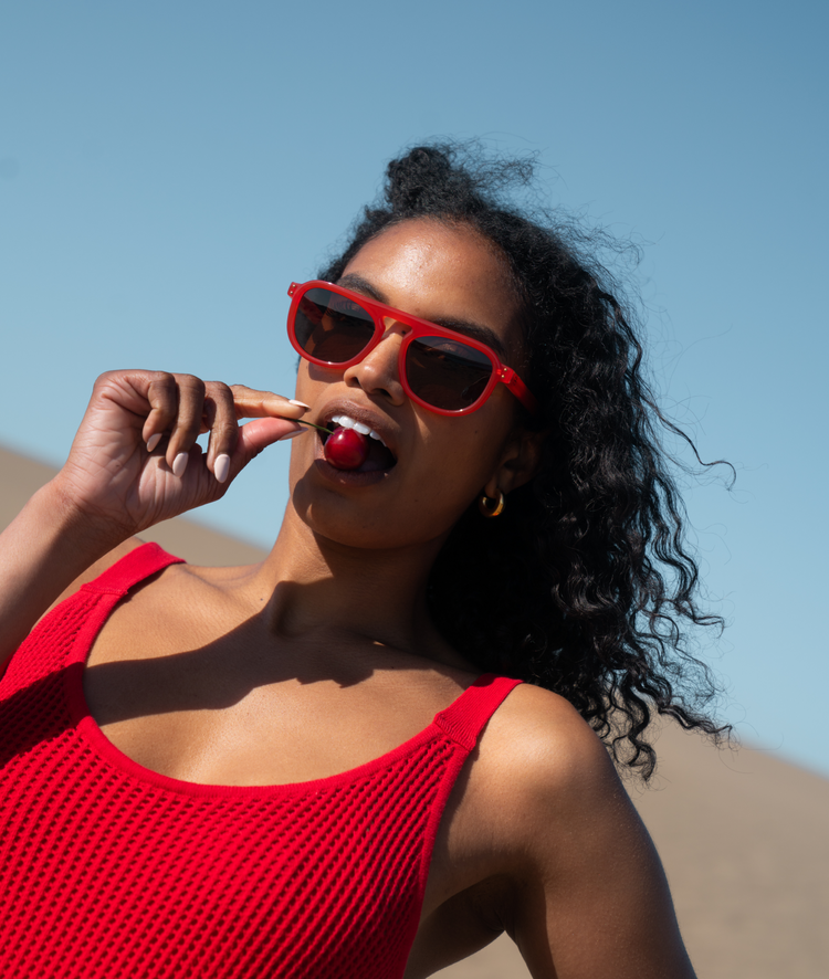 Stevie Sunglasses Cherry Bomb
