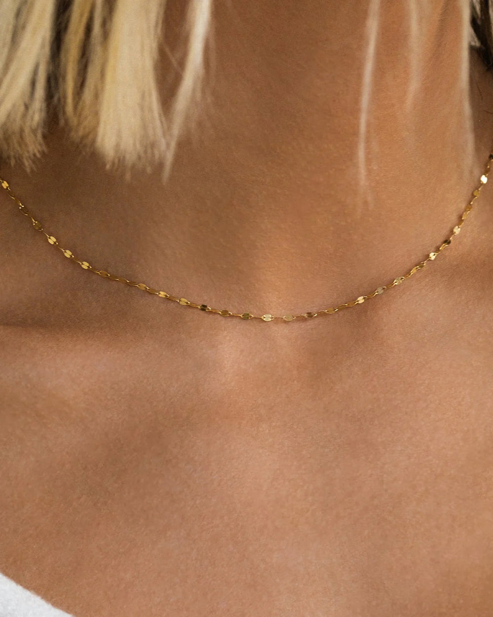 10K Shimmer Necklace