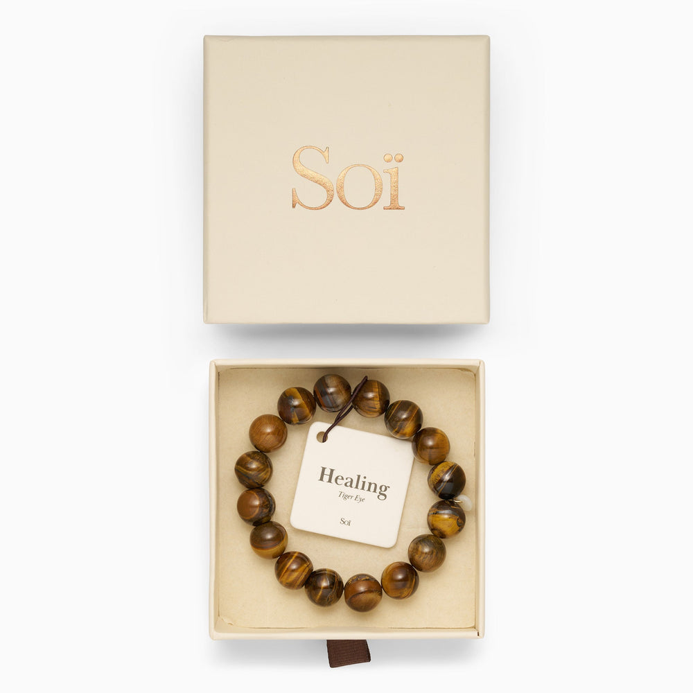 Chunky Stretch Bracelet Tiger Eye