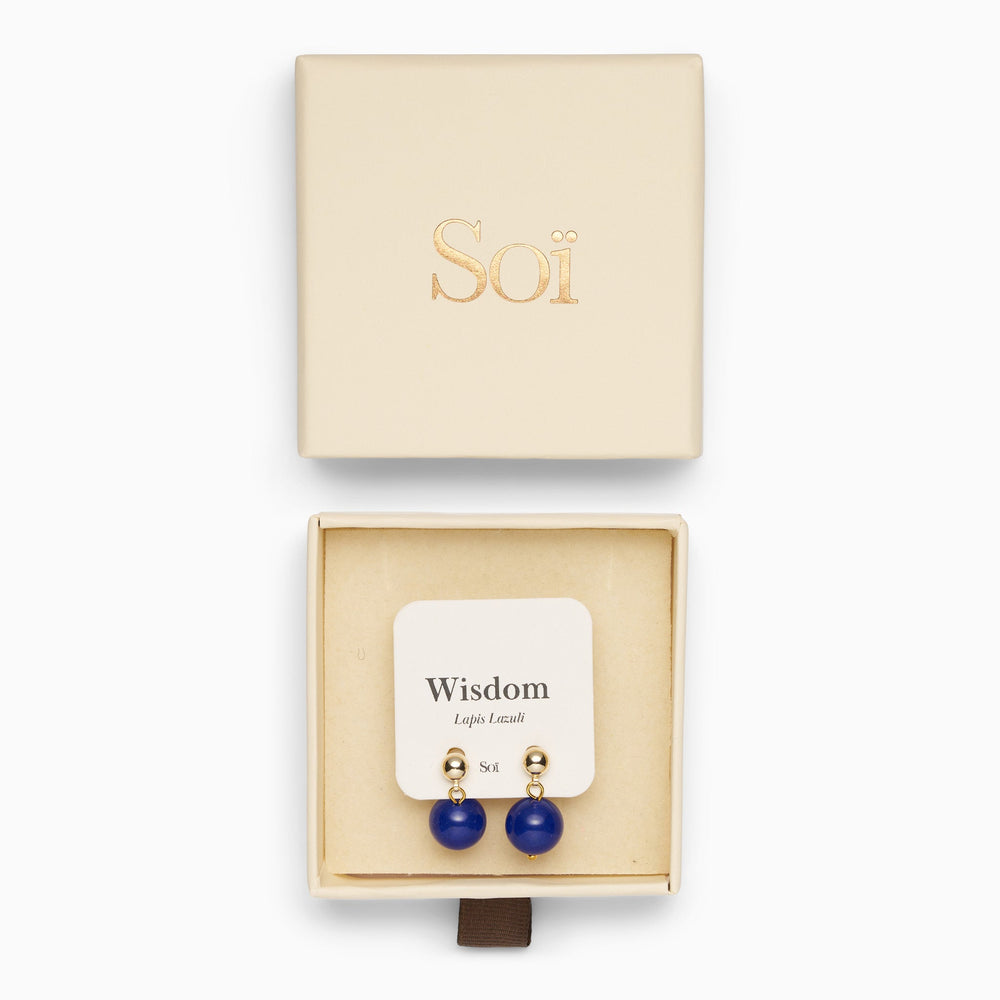 Nora Earrings Lapis Lazuli