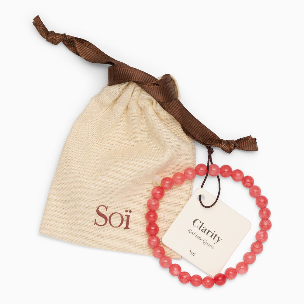 Essential Stretch Bracelet Redstone Quartz