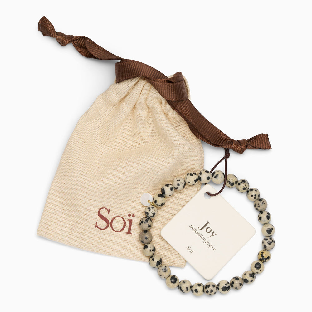Essential Stretch Bracelet Dalmatian Jasper