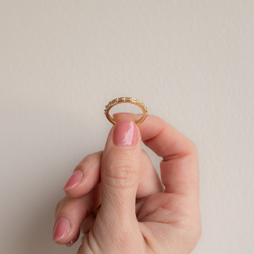 Baguette Arc Ring