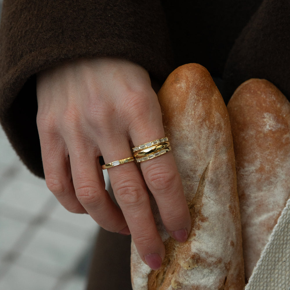 Baguette Arc Ring