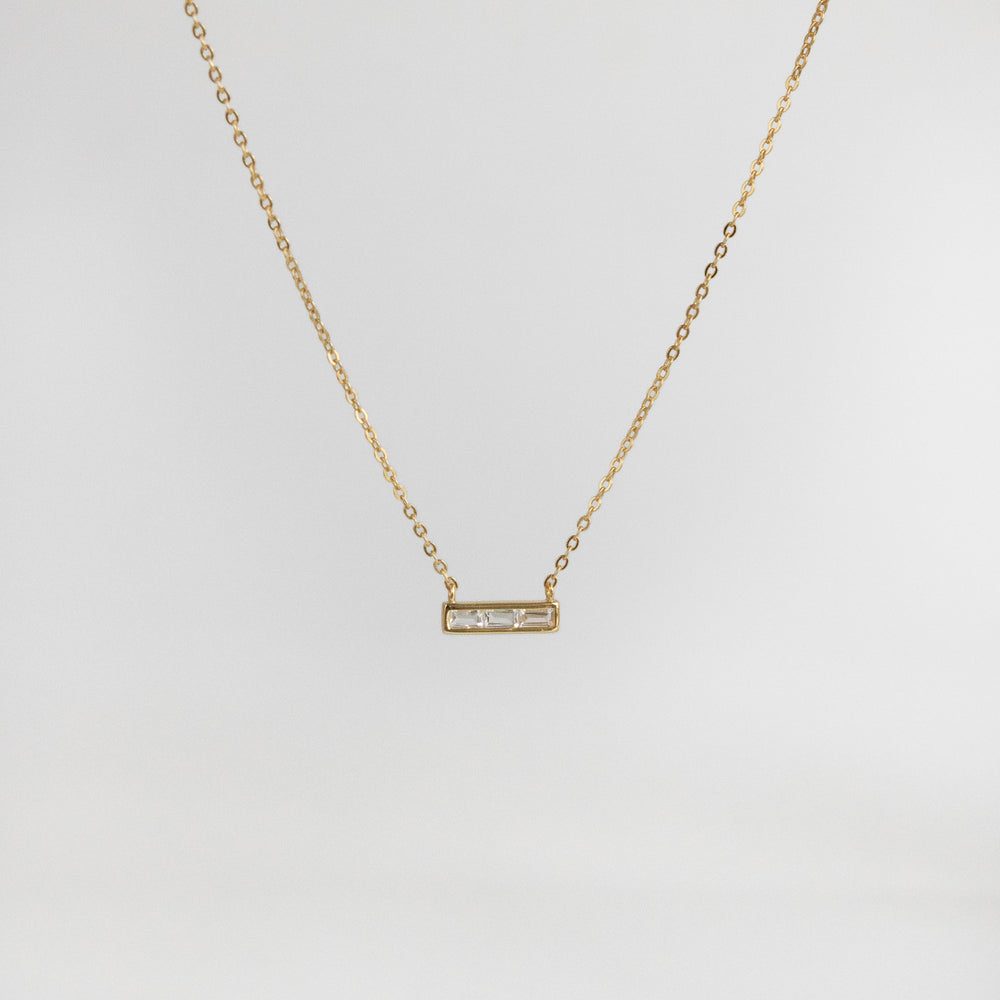 Petite Baguette Necklace