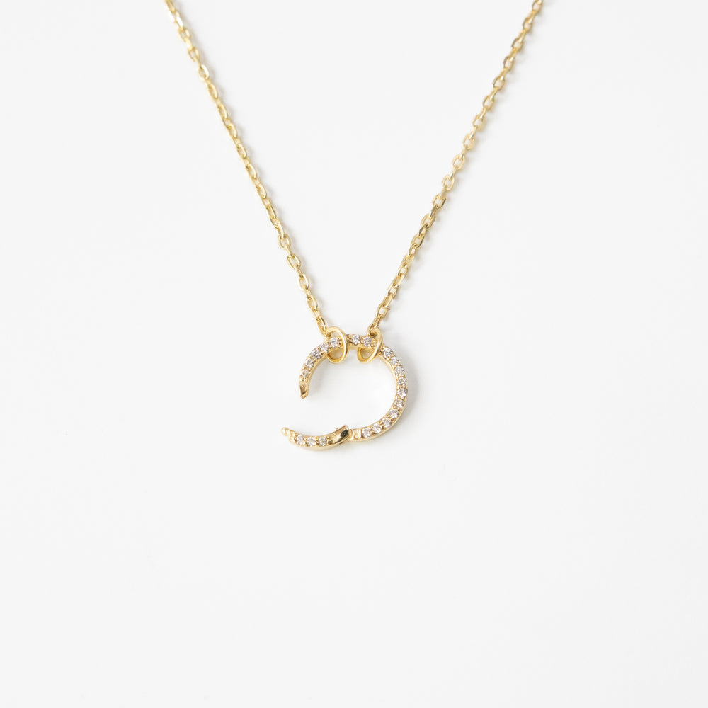 Charm Catcher Necklace CZ