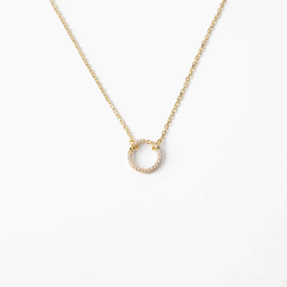 Charm Catcher Necklace CZ