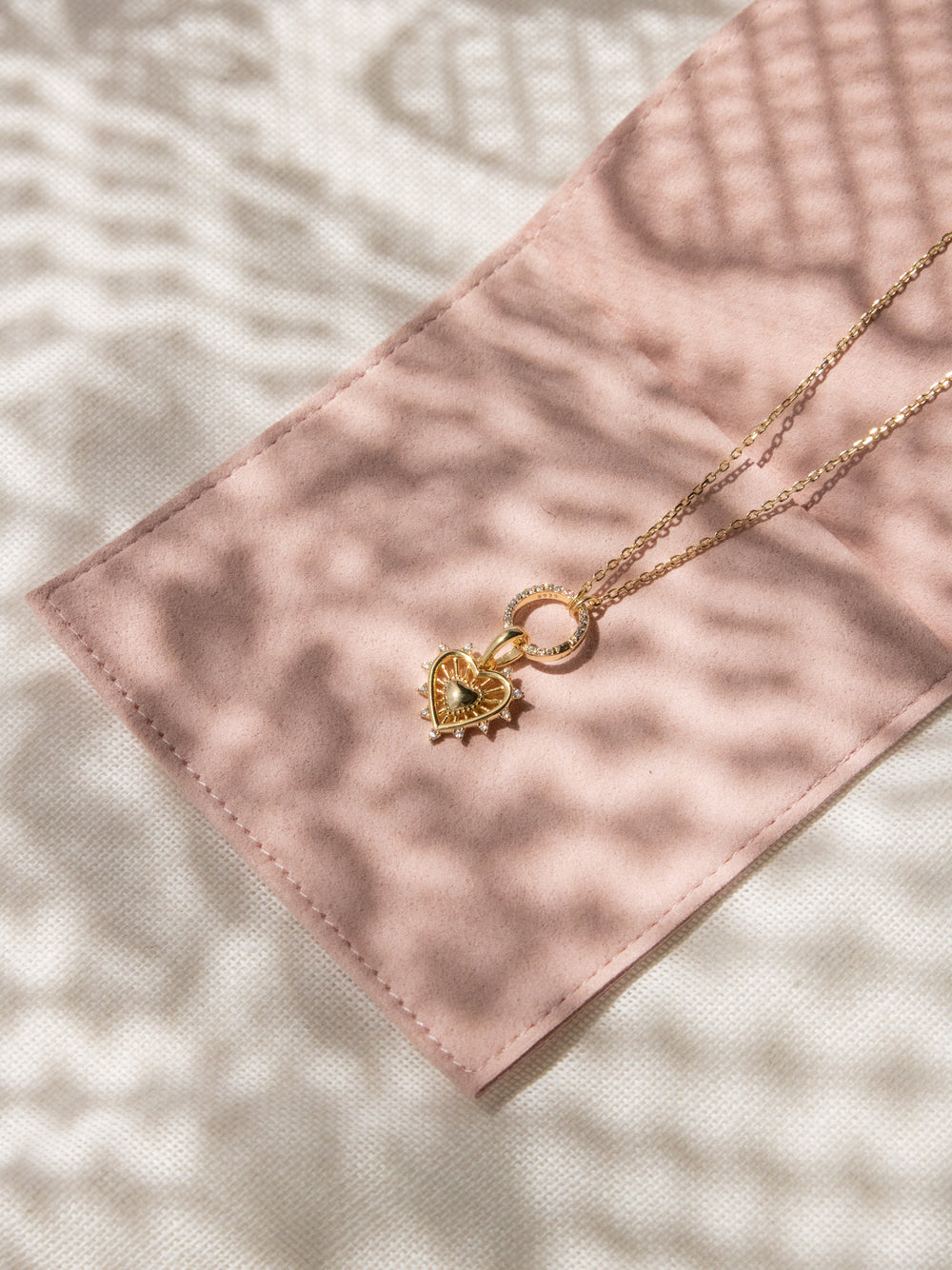 Starburst Heart Charm