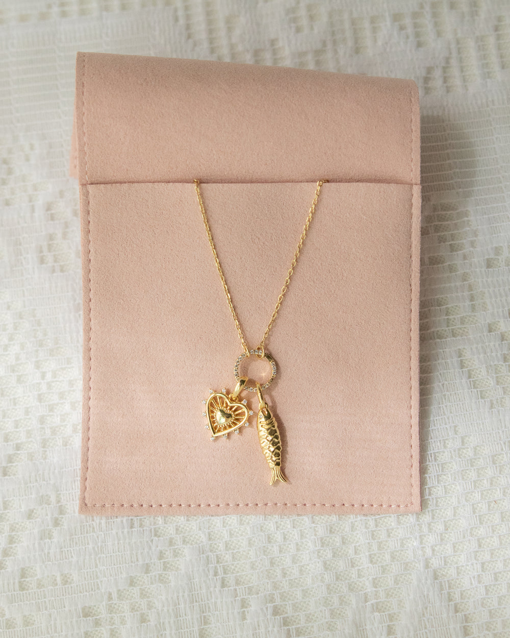 Golden Koi Charm