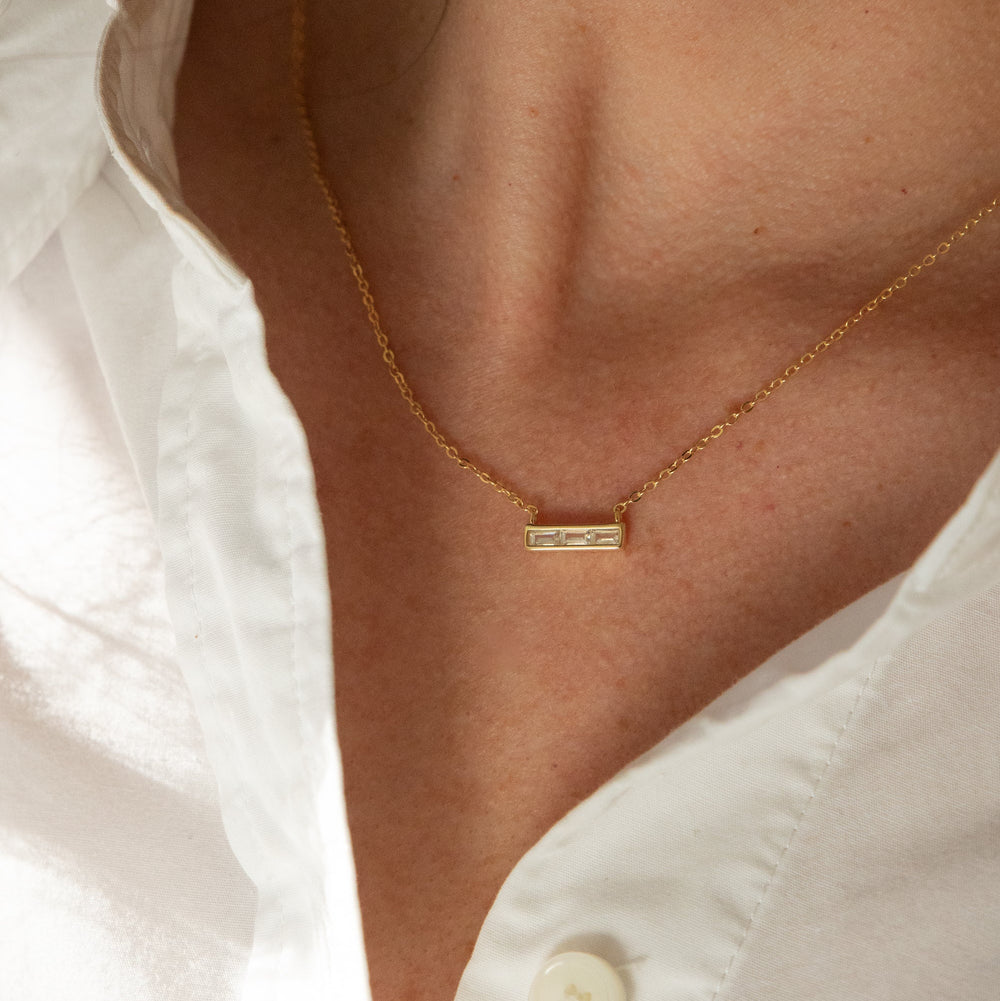 Petite Baguette Necklace