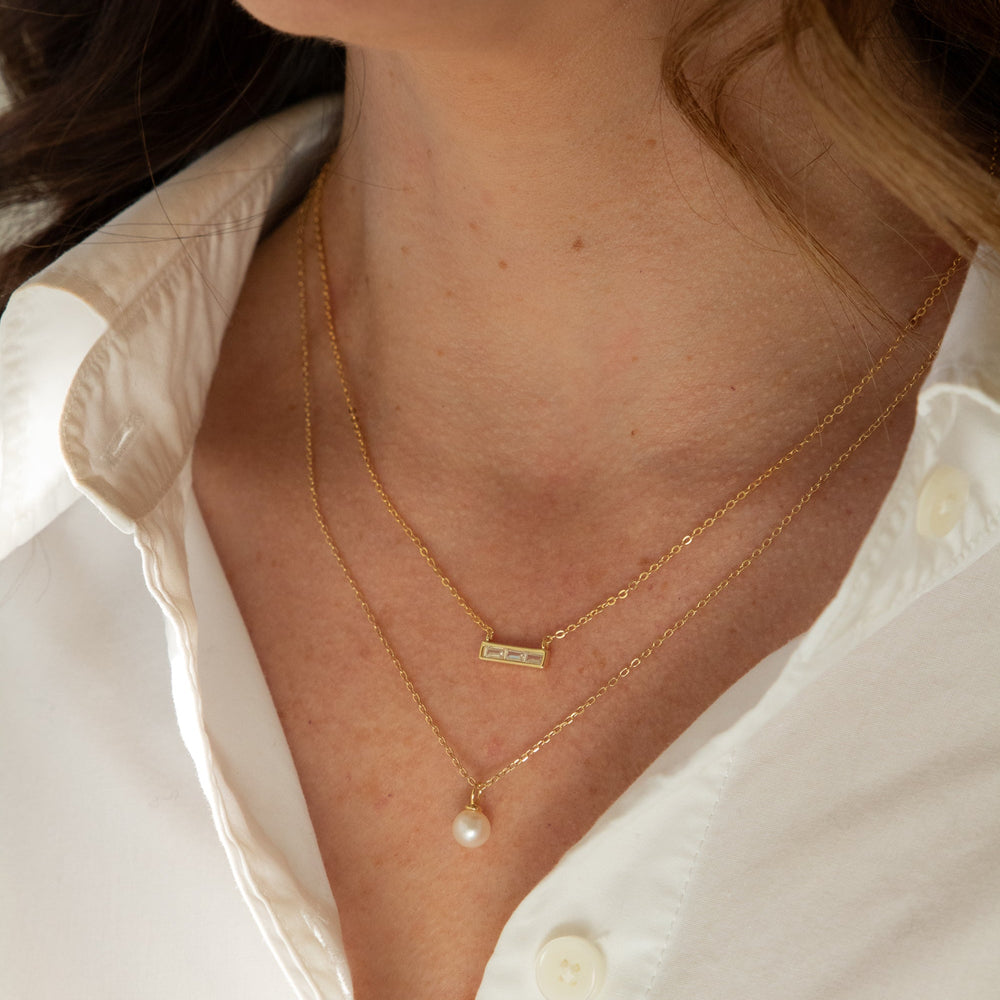 Petite Baguette Necklace
