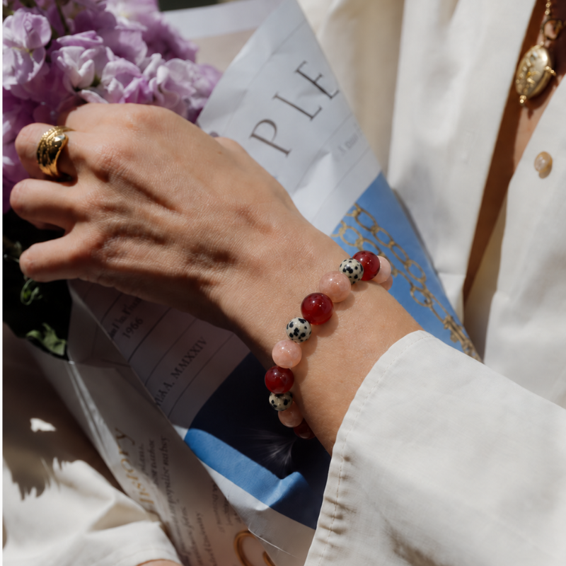 Saga Auburn Stretch Bracelet