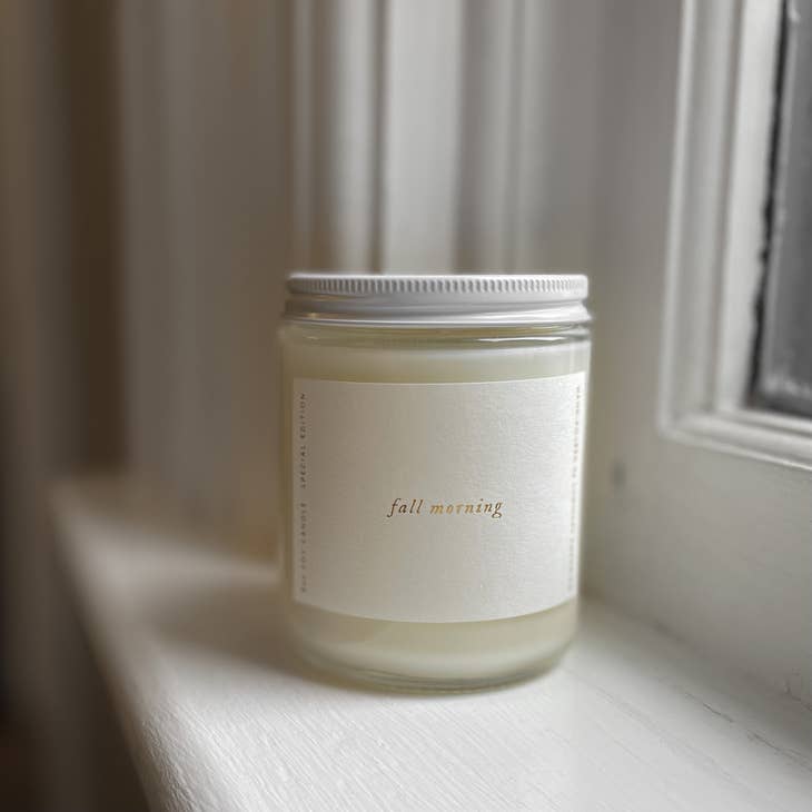 Fall Morning Candle