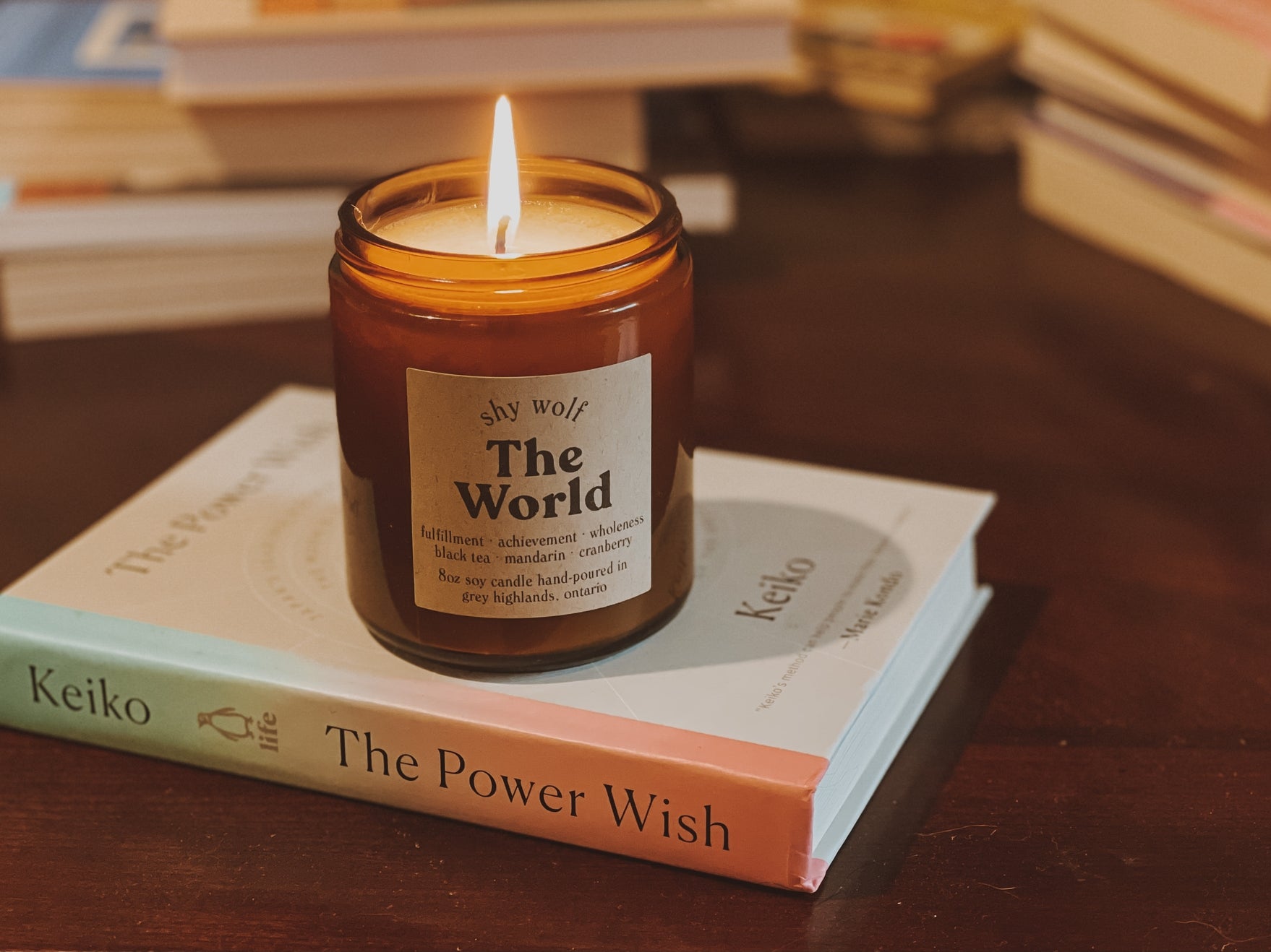 The World Tarot Candle