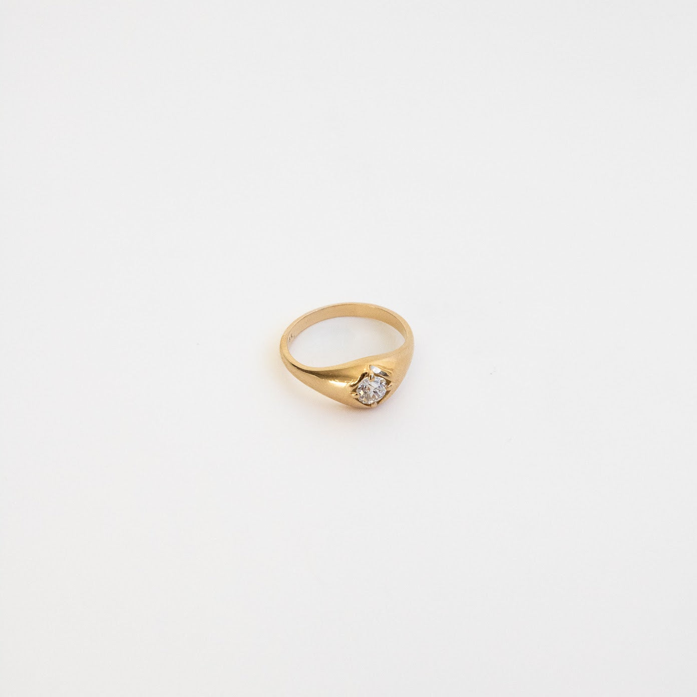 Agata Tapered Dome Ring