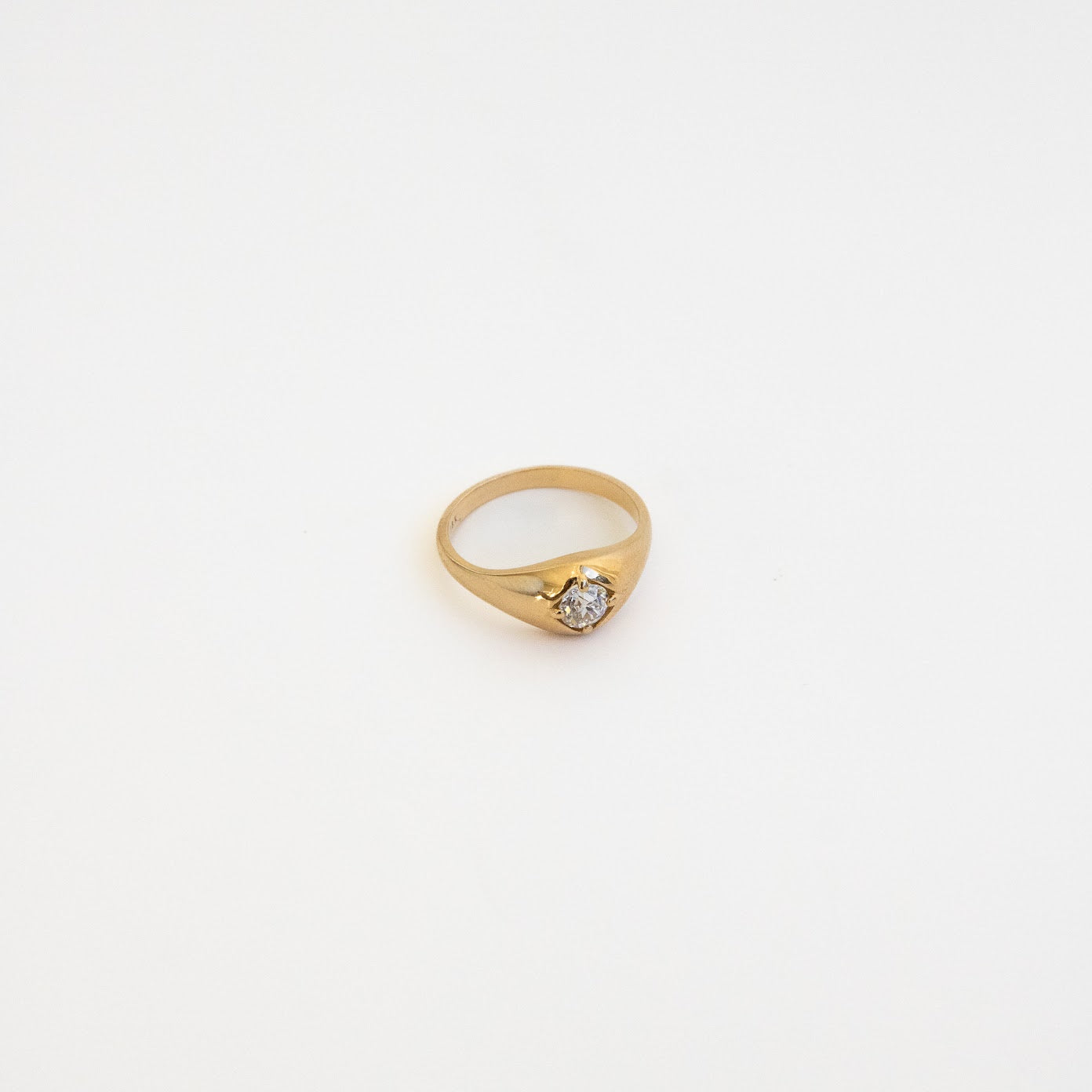 Agata Tapered Dome Ring