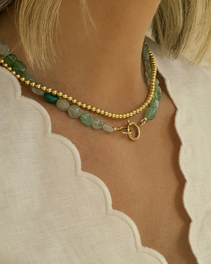 Spheres Necklace Gold