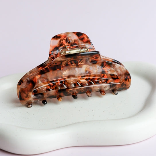 The Lydia Hair Clip Brown