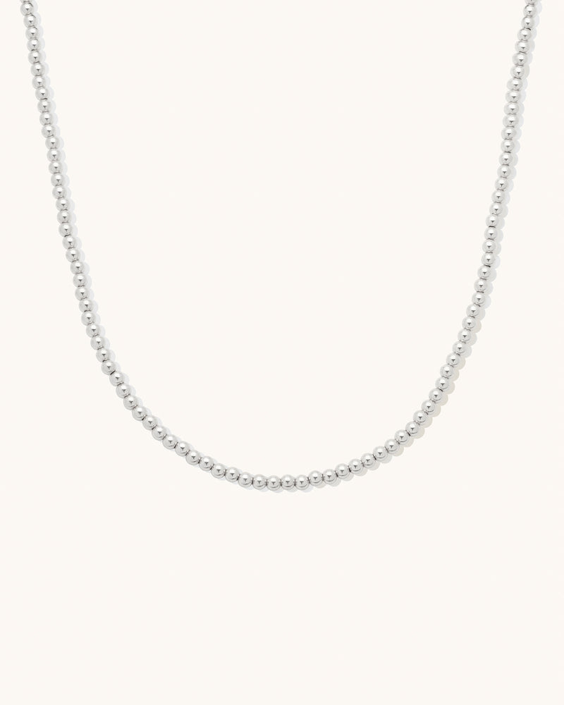 Spheres Necklace Silver