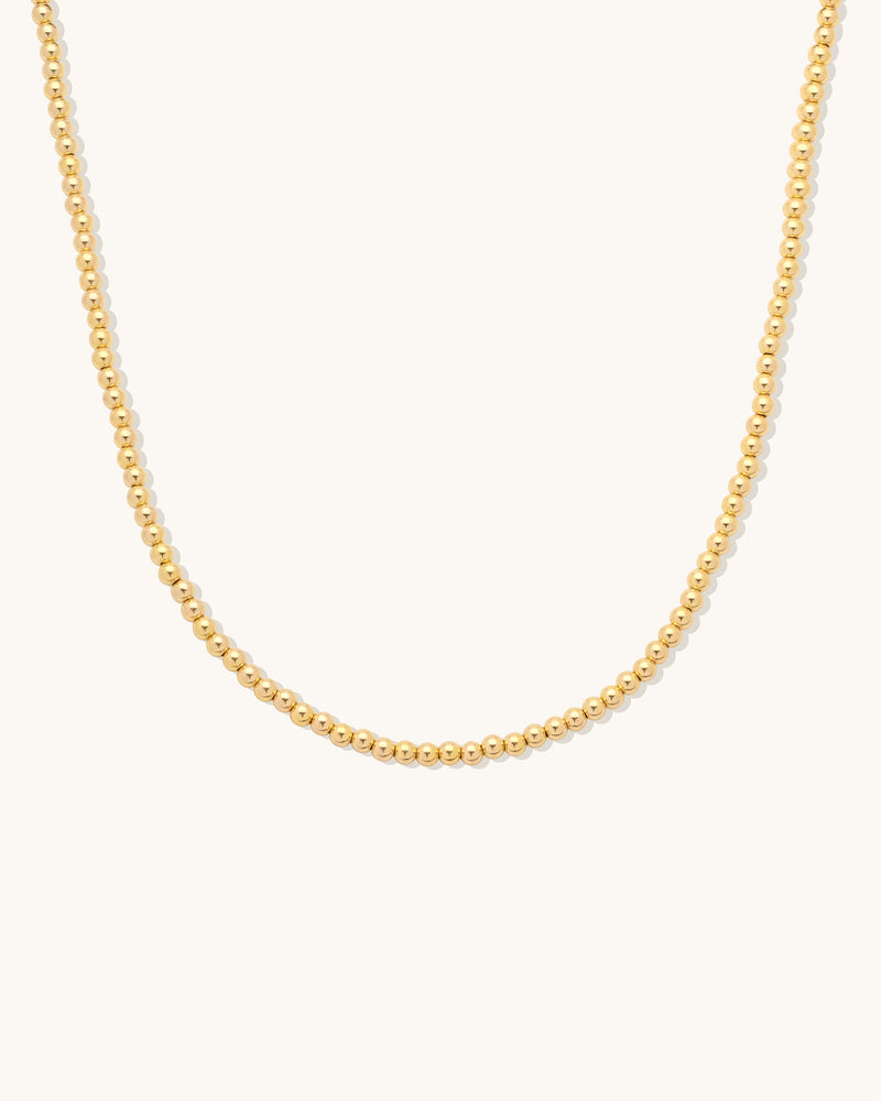 Spheres Necklace Gold