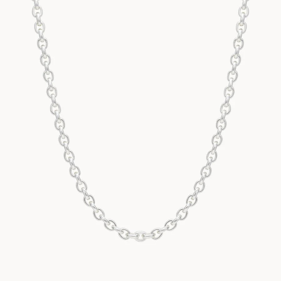 Chunky Chain Necklace Silver