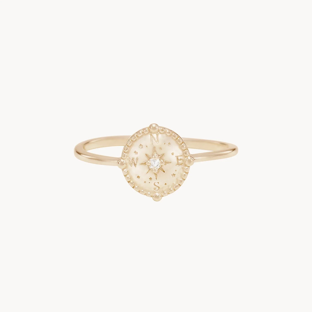 10K Cosmic Compass Ring