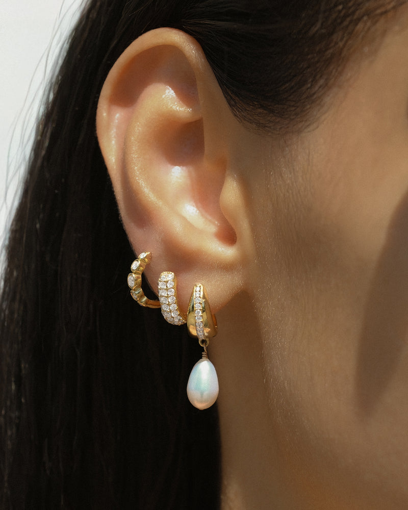 Perfect Pavé Hoops