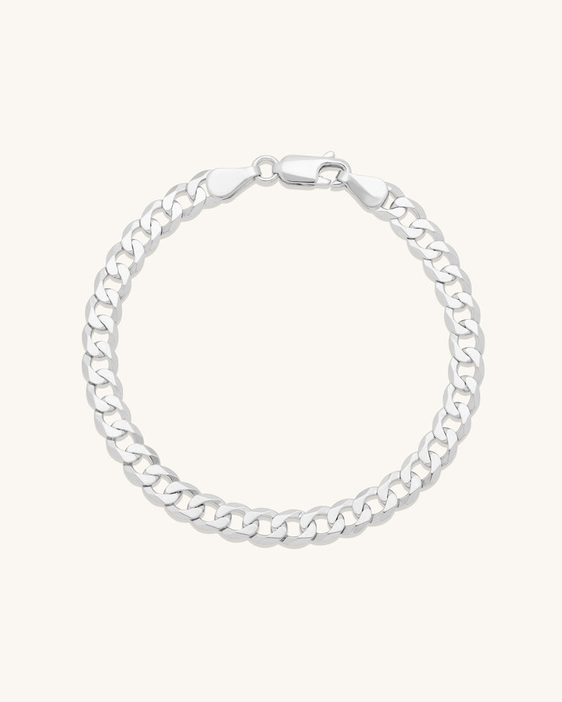 Cubano Bold Bracelet Silver