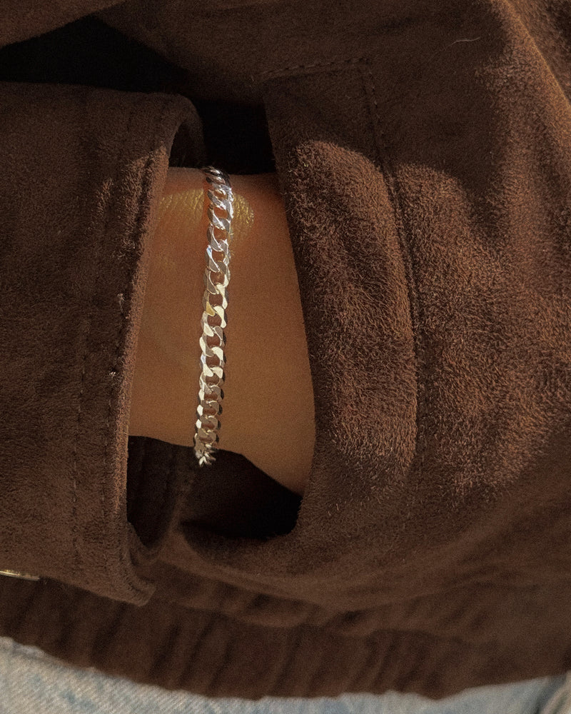 Cubano Bold Bracelet Silver