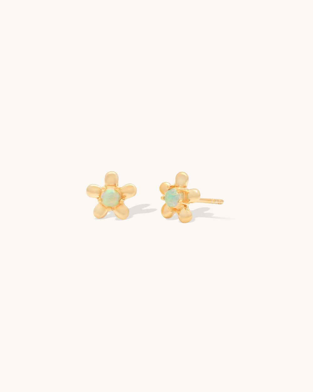 Daisy Studs Gold & Opal