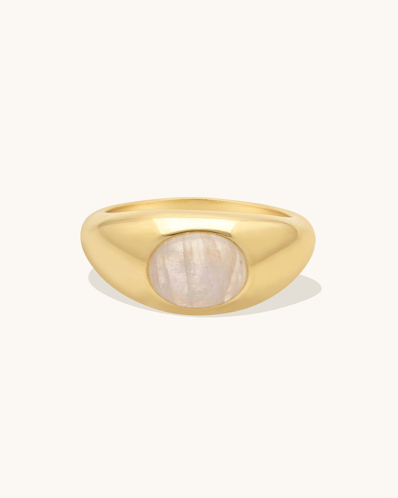 Moonstone Dome Ring
