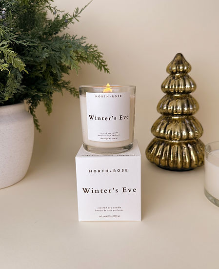 Winter's Eve Holiday Candle