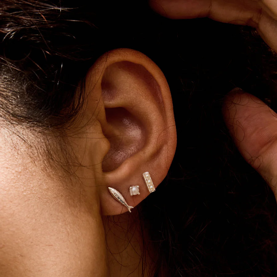 Little Fish Earrings Silver