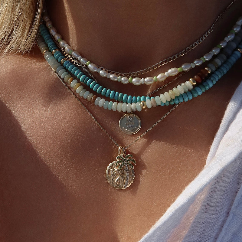 Turquoise Gemstone Necklace