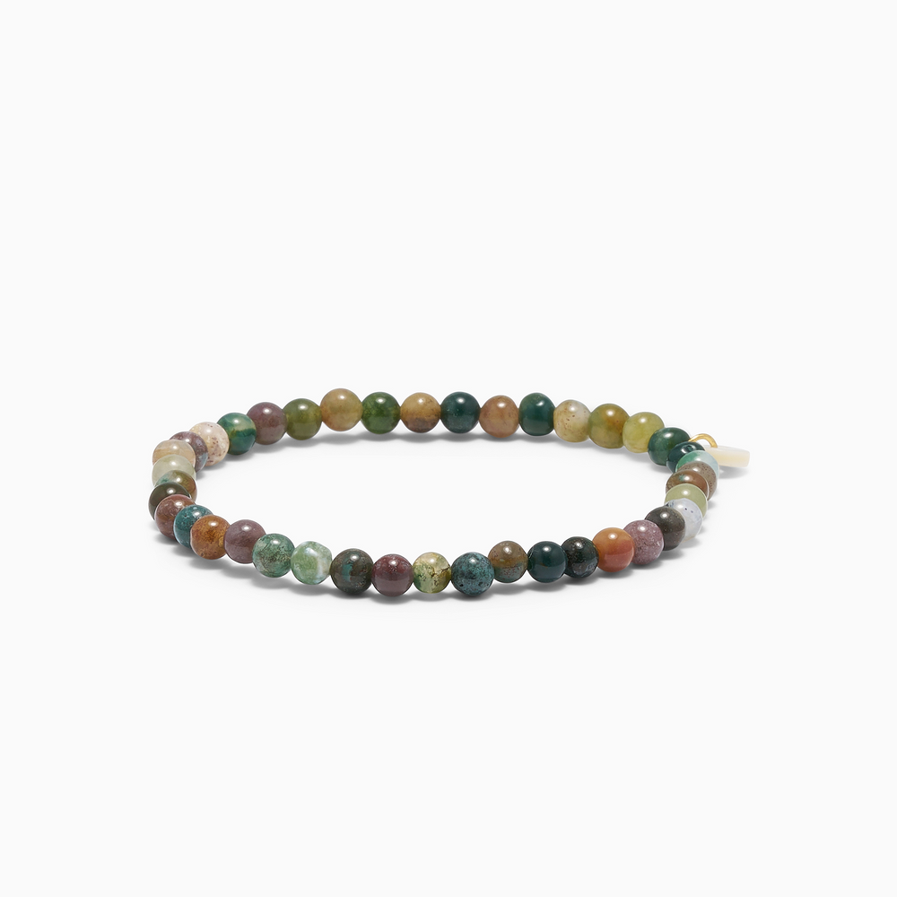 Petite Stretch Bracelet Indian Agate