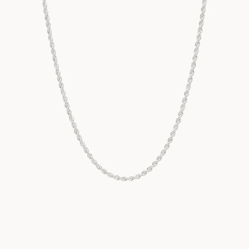 Lasso Chain Necklace Silver