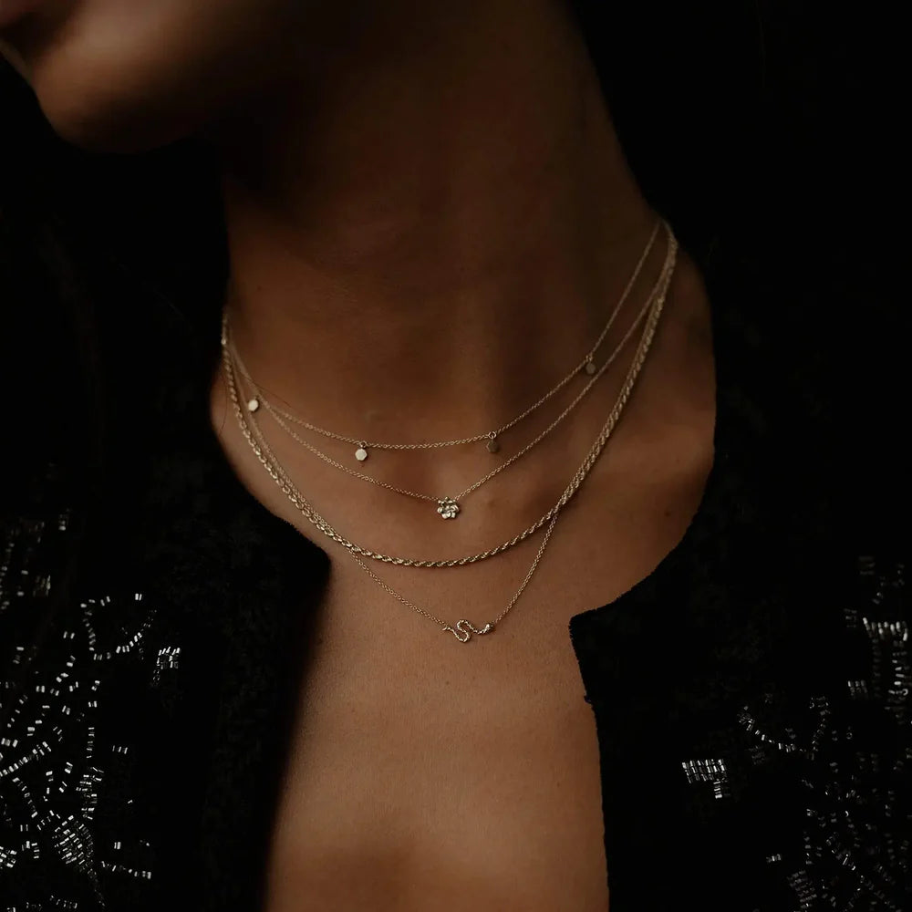 Lasso Chain Necklace Silver