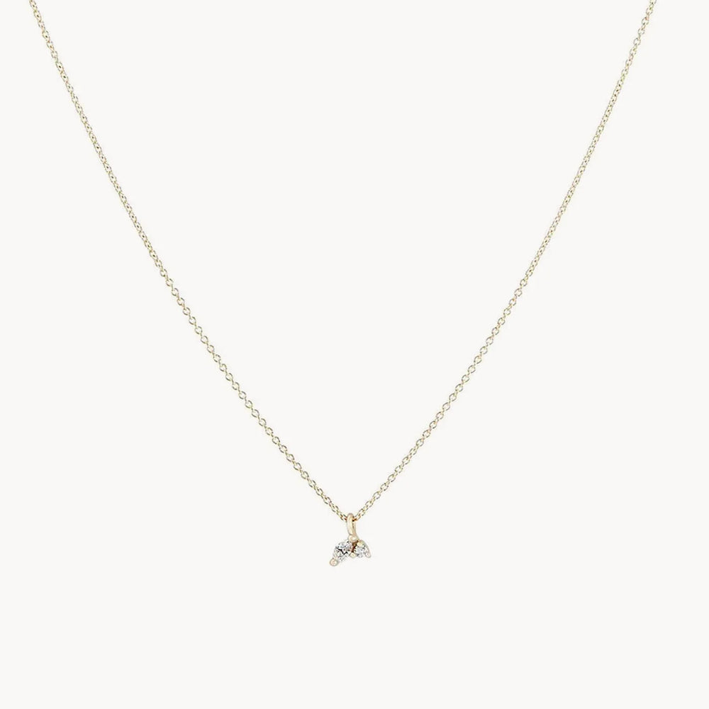 14K Lean On Me Diamond Necklace