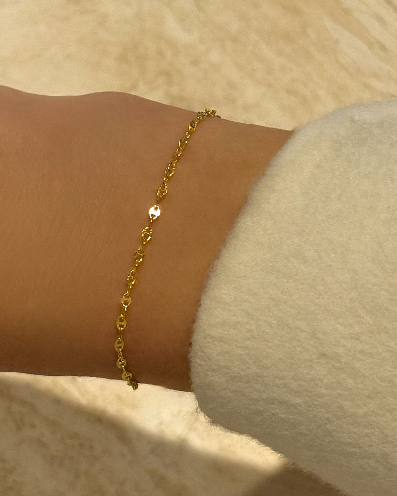 Lincoln Chain Bracelet Gold